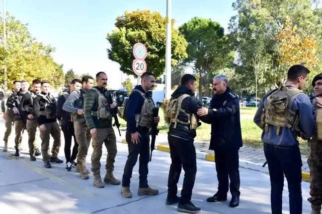 Manisa Özel Harekat Personeli Afrin'e Uğurlandı