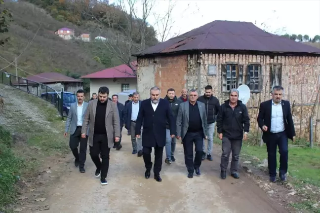 Giresun İl Özel İdaresi'nin Espiye'deki çalışmaları devam ediyor