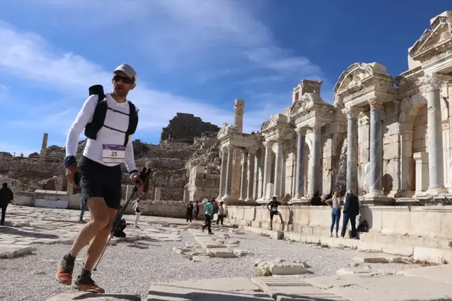 Sagalassos Antik Kenti'nde Uluslararası Koşu Etkinliği Düzenlendi