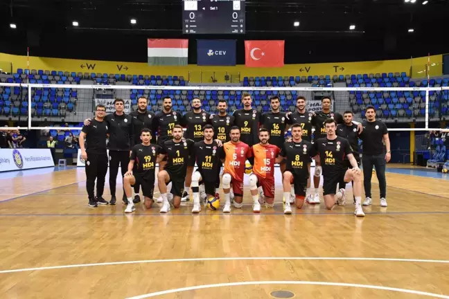 Galatasaray HDI Sigorta, CEV Kupası'nda Fino Kaposvar'ı 3-2 Yendi