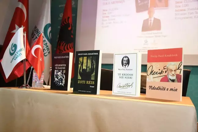 Yunus Emre Enstitüsü Tiran'da Necip Fazıl Söyleşisi Düzenledi