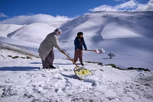 Van'da Kar Yağışı ile Kış Mesaisi Başladı