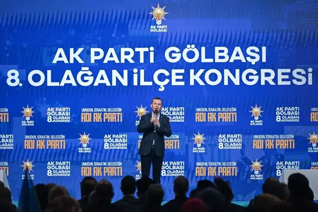 AK Parti Gölbaşı İlçe Kongresi'nde Türkiye Yüzyılı Vurgusu