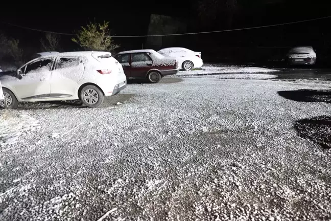 Kırklareli'nin Yüksek Kesimlerinde Kar Yağışı Başladı