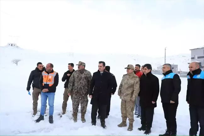 Bitlis'te Kar Temizleme Çalışmaları Denetlendi