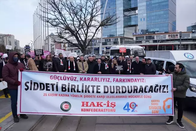 HAK-İŞ Genel Başkanı'ndan Kadına Yönelik Şiddetle Mücadele Çağrısı