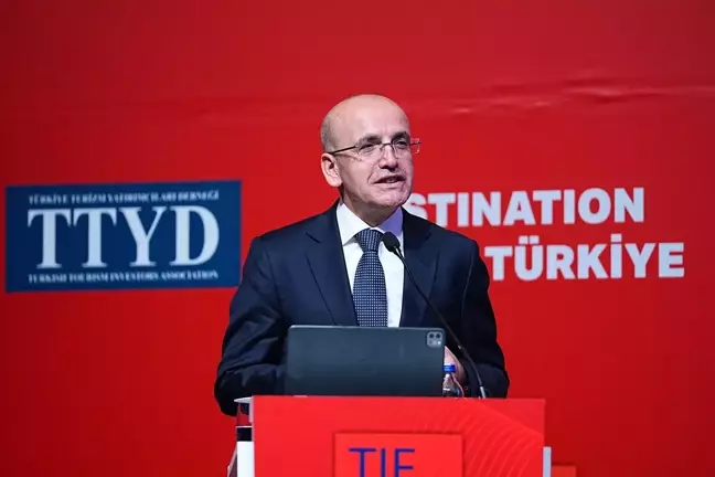 Hazine ve Maliye Bakanı Mehmet Şimşek, Turizm Yatırım Forumu'nda konuştu: (1)