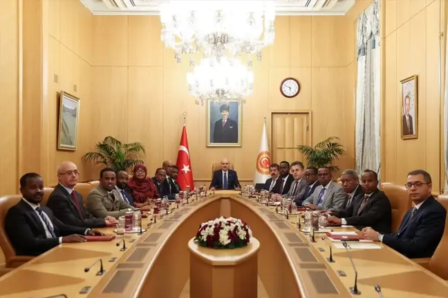 TBMM Başkanı Numan Kurtulmuş, Kırım Tatarı ve Somali Heyetini Kabul Etti