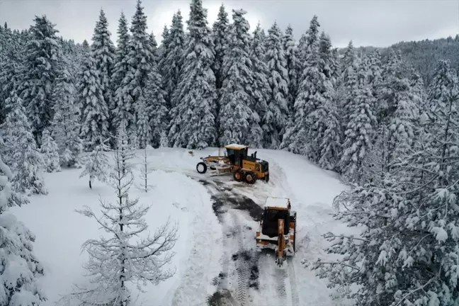 Kastamonu'da Kar Mücadelesi Başladı