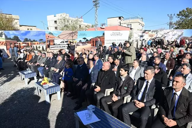 Gaziantep'te Ekolojik İyileştirme Projesi için Temel Atma Töreni