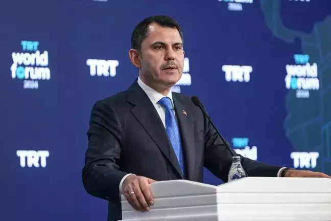 Bakan Kurum, TRT World Forum 2024'te konuştu Açıklaması