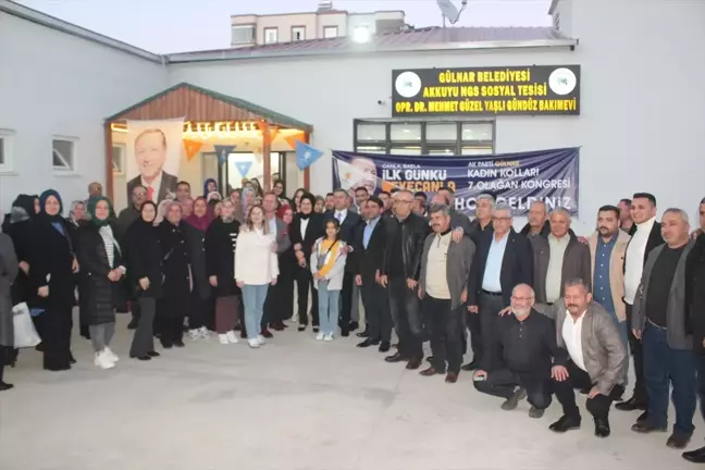 AK Parti Gülnar Kadın Kolları 7. Kongresi Yapıldı