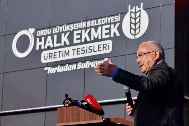 Ordu'da Halk Ekmek Fabrikası Üretime Geçti