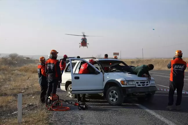 Van'da UMKE Koordinasyonunda Arama Kurtarma Tatbikatları Gerçekleştirildi