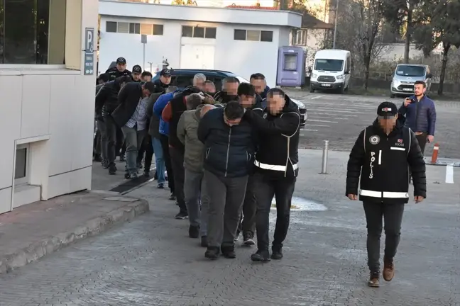 Ordu Merkezli Suç Örgütü Operasyonunda 43 Şüpheli Gözaltına Alındı