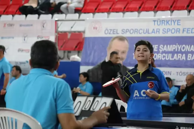 Yavuz Kocaömer Özel Sporcular Türkiye Masa Tenisi Şampiyonası Antalya'da Tamamlandı