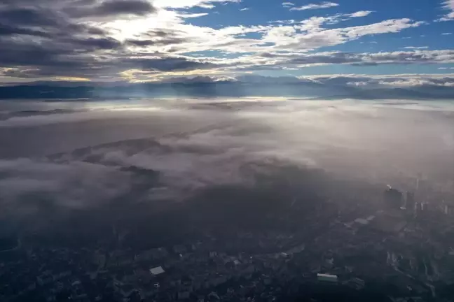 Sis, Kastamonu'yu Kapladı: Dronla Görüntülendi