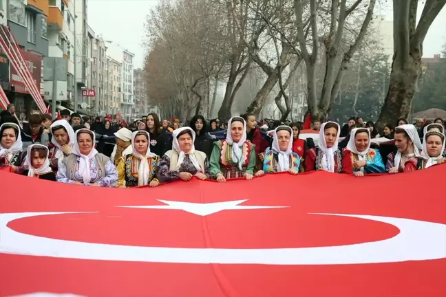 Kastamonu'da İlk Kadın Mitinginin 105. Yılı Coşkuyla Kutlandı