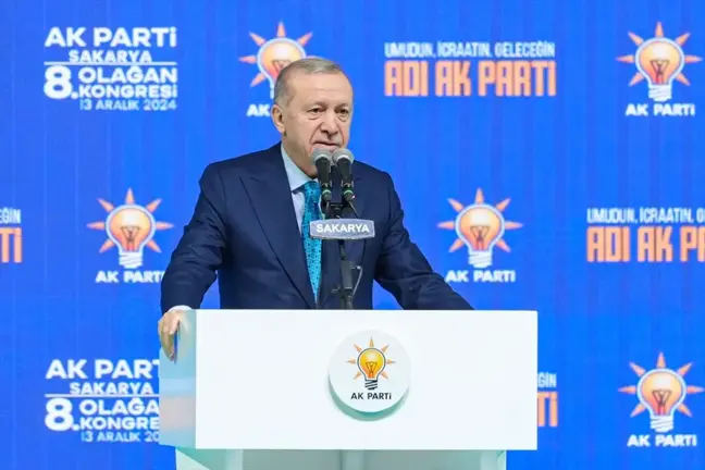 Cumhurbaşkanı ve AK Parti Genel Başkanı Erdoğan, partisinin Sakarya 8. Olağan İl Kongresi'nde konuştu: (1)