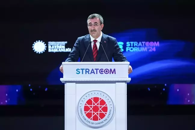 Cumhurbaşkanı Yardımcısı Yılmaz, Stratcom Summit 24'ün açılışında konuştu Açıklaması