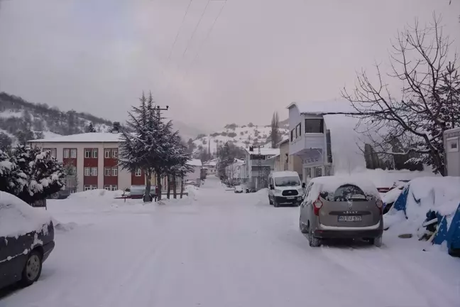 Başçiftlik'te Kar Yağışı Etkili Oldu