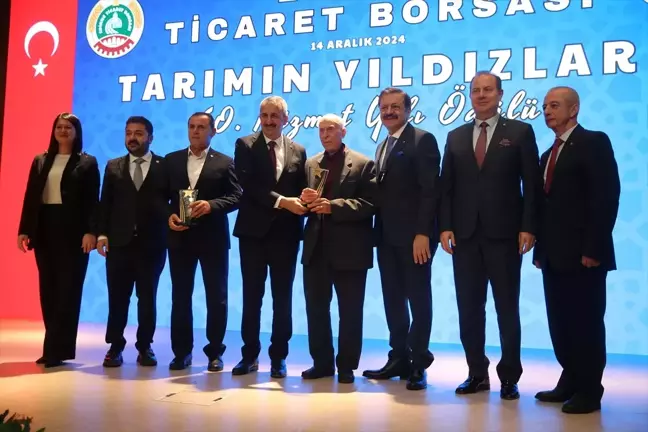 Edirne Ticaret Borsası'nda 'Tarımın Yıldızları Ödülleri' Töreni Düzenlendi