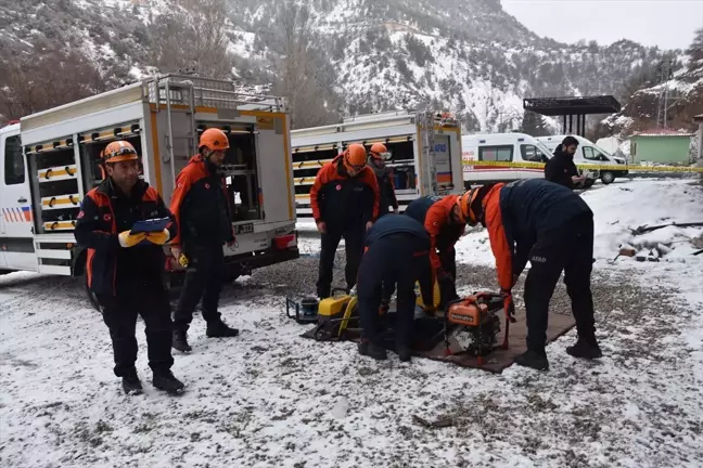 Gümüşhane'de Afet Sağlık Grubu Tatbikatı Gerçekleştirildi