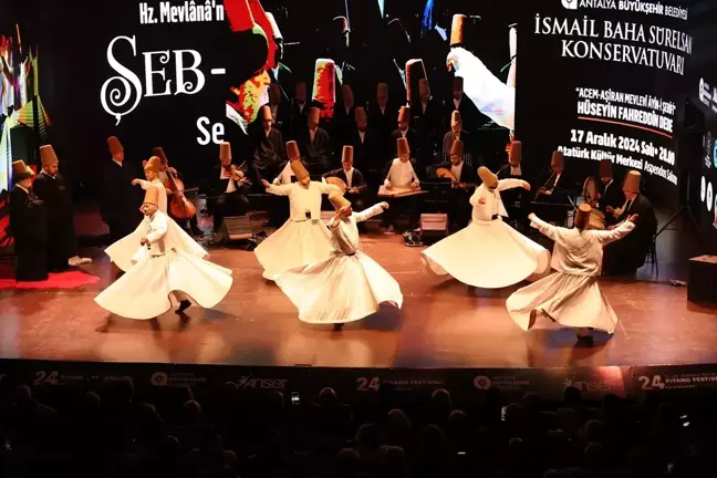 Mevlana Rumi Anma Etkinlikleri Antalya'da Gerçekleşti