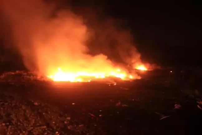 Çanakkale'de Meyve Çiftliğinde Yangın