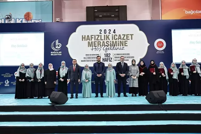 Bağcılar'da 182 Kız Öğrenci Hafızlık Eğitimi Tamamladı