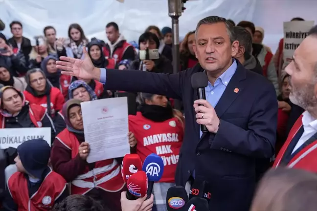 CHP Genel Başkanı Özgür Özel, Polonez İşçilerine Destek Ziyareti Gerçekleştirdi