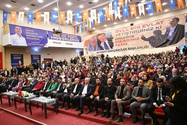 AK Parti Sözcüsü Ömer Çelik, Adana'da konuştu Açıklaması