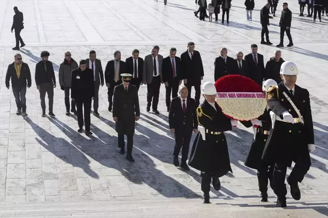 Türkiye Haber Kameramanları Derneği Anıtkabir'i Ziyaret Etti