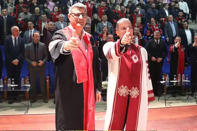 Yusuf Dikeç'e Süleyman Demirel Üniversitesi tarafından fahri doktora payesi verildi