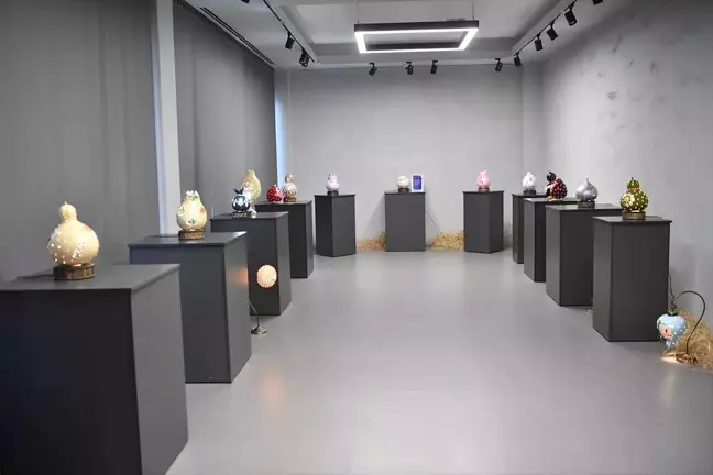 Kayseri'de Doğanın Sanata Dönüşümü Su Kabağı Sanat Sergisi Açıldı