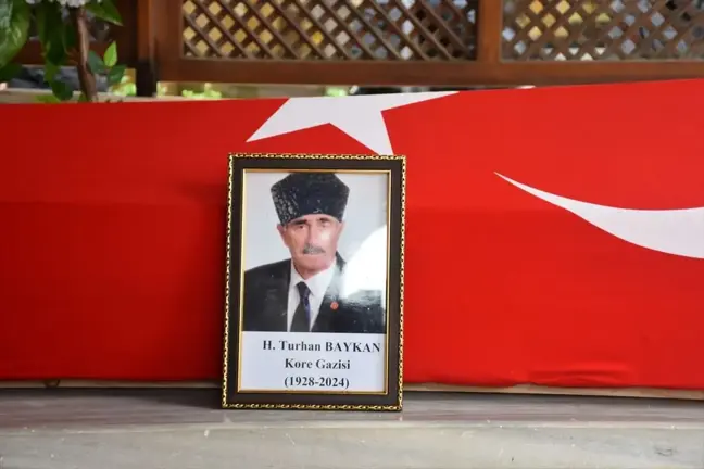 Kore Gazisi Hüseyin Turhan Baykan Son Yolculuğuna Uğurlandı