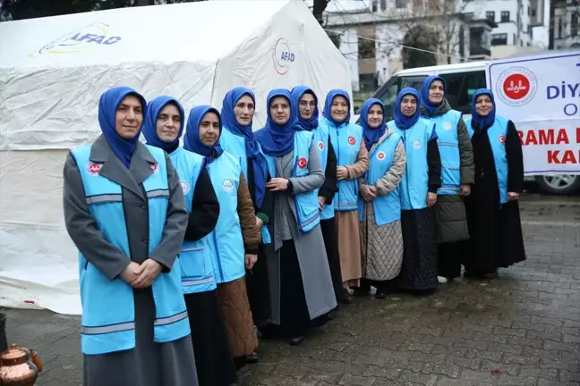 TDV Ordu Şubesi'nden 22 Kadın Afet Bölgesinde Manevi Destek Verecek