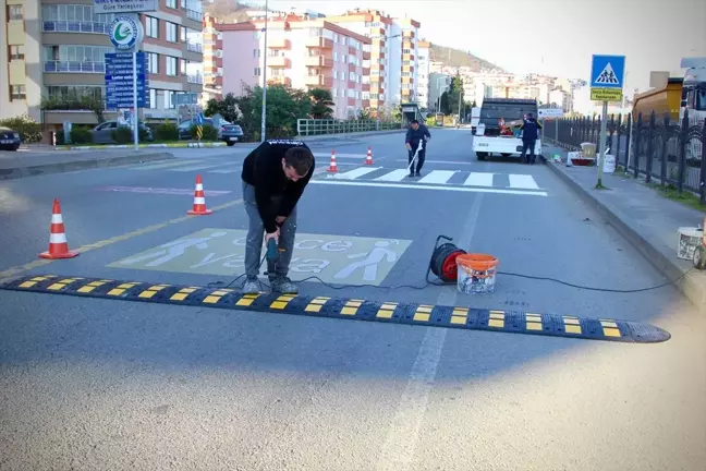 Giresun'da Yaya ve Araç Trafiği İçin Düzenleme Çalışmaları Başlatıldı