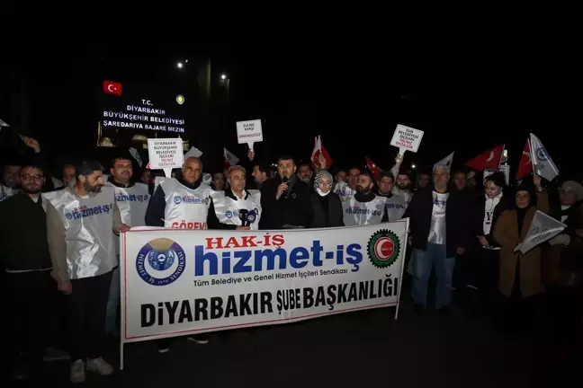 Diyarbakır'da İşçi Eylemleri Devam Ediyor