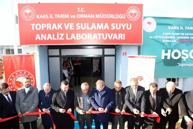 Kars'ta Modern Tarım Laboratuvarı Hizmete Açıldı