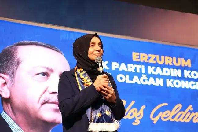 AK Parti Kadın Kolları Kongresi'nde Leyla Şahin Usta, Kadınların Siyasetteki Rolünü Vurguladı