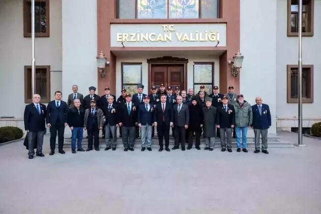 Kahraman gaziler Erzincan'da misafir edildi