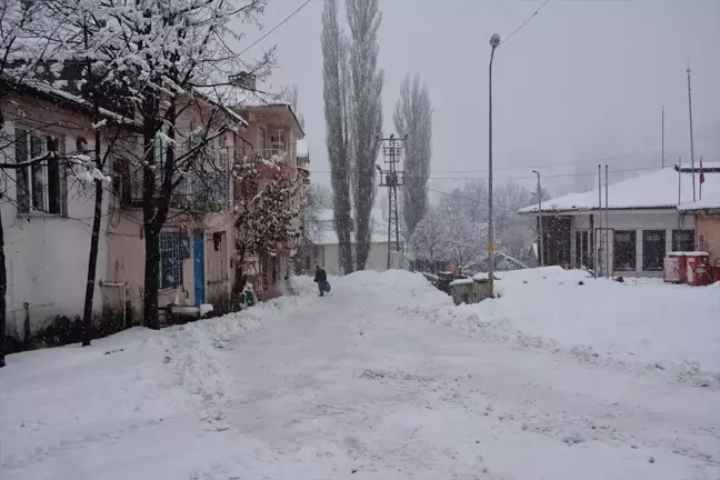 Başçiftlik'te Kar Yağışı Etkili Oldu