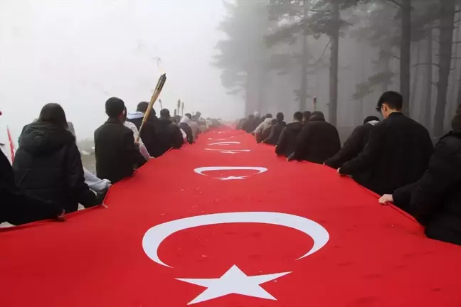 Düzce'de Sarıkamış şehitleri anısına yürüyüş düzenlendi