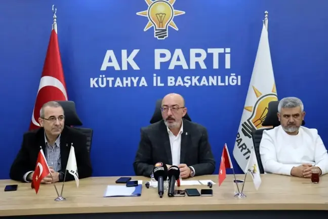 AK Parti Kütahya İl Başkanı Basın Buluşmasında Çalışmaları Değerlendirdi