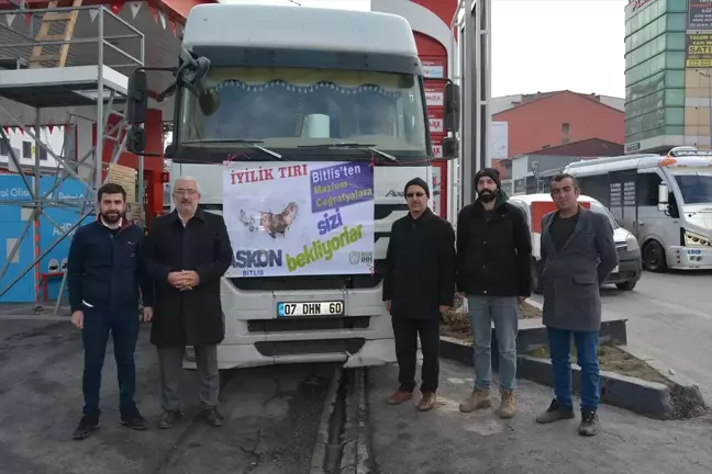 Bitlis'ten Suriye'ye Patates Yardımı