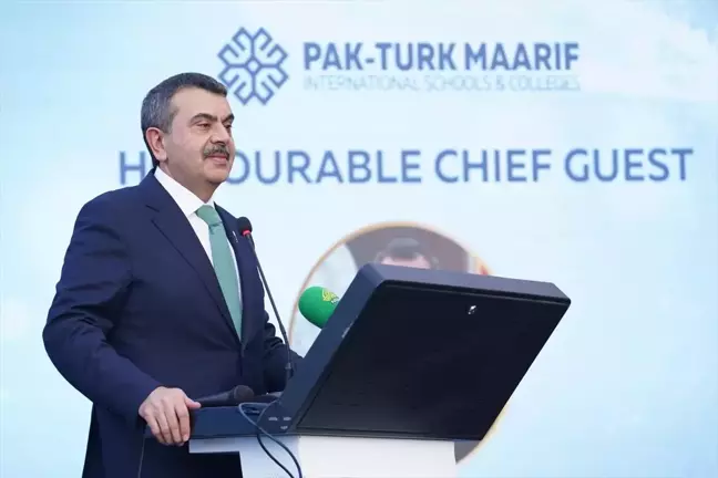 Bakan Tekin, Türkiye Maarif Vakfının Pakistan Multan'daki okulunun açılışını yaptı