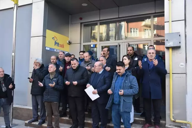 PTT Çalışanlarından Rize Katliamına Protesto