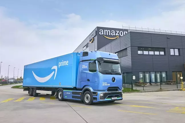 Amazon, 200'den Fazla Elektrikli Kamyon Siparişi Verdi