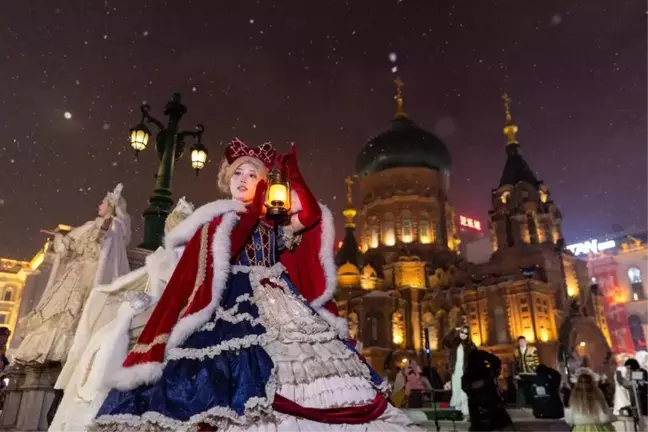 Harbin'de Kış Turizmi Canlandı